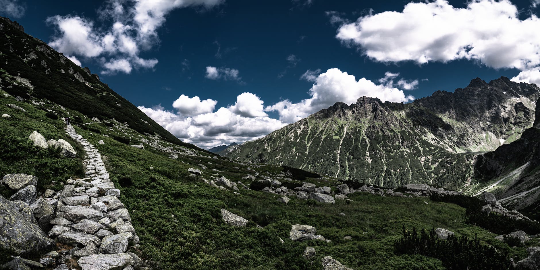 Kostenloses Stock Foto zu blauer himmel, draußen, fußpfad